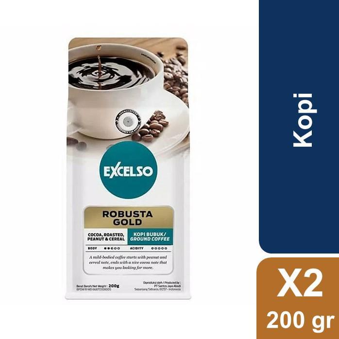 

ダ Excelso Kopi Robusta Gold 200 gr x 2 ㍿