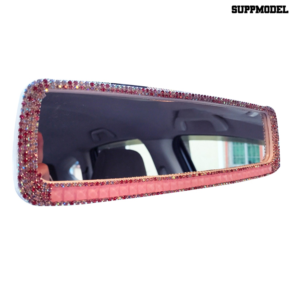 [Dekorasi] Kaca Spion Adjustable HD-Kompatibel Dengan Berlian Imitasi Yang Dapat Diganti Instalasi Mudah Mobil Modifikasi Pengganti Kaca Spion Untuk Kendaraan