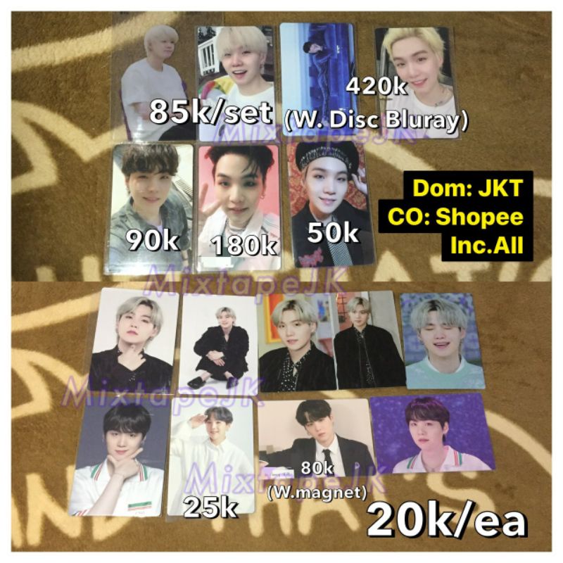 BTS - Official Merch PC MPC - Suga Yoongi