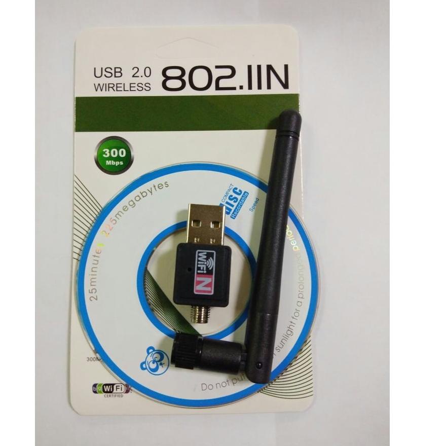 Harga Termurah usb dongle wireless wifi receiver usb adapter 802.11N 300mbps antena