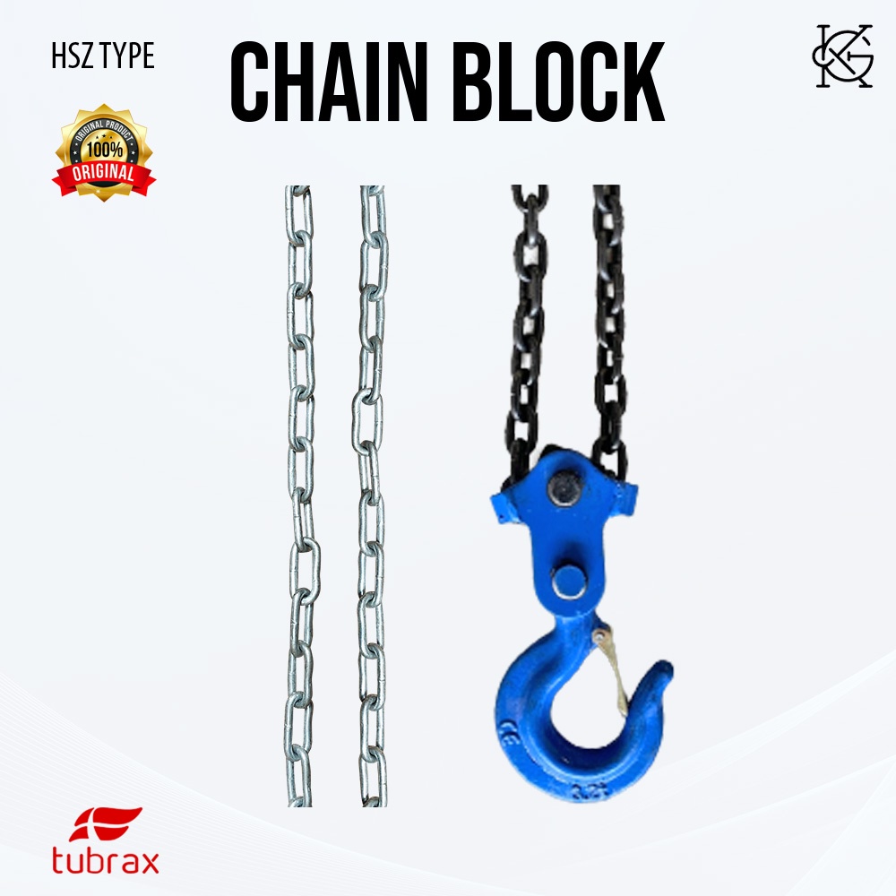 Japan Chain Block 2 Ton X 9 Meter Kerekan Manual Takel Bulat Manual Katrol Alat Angkat Barang Chain