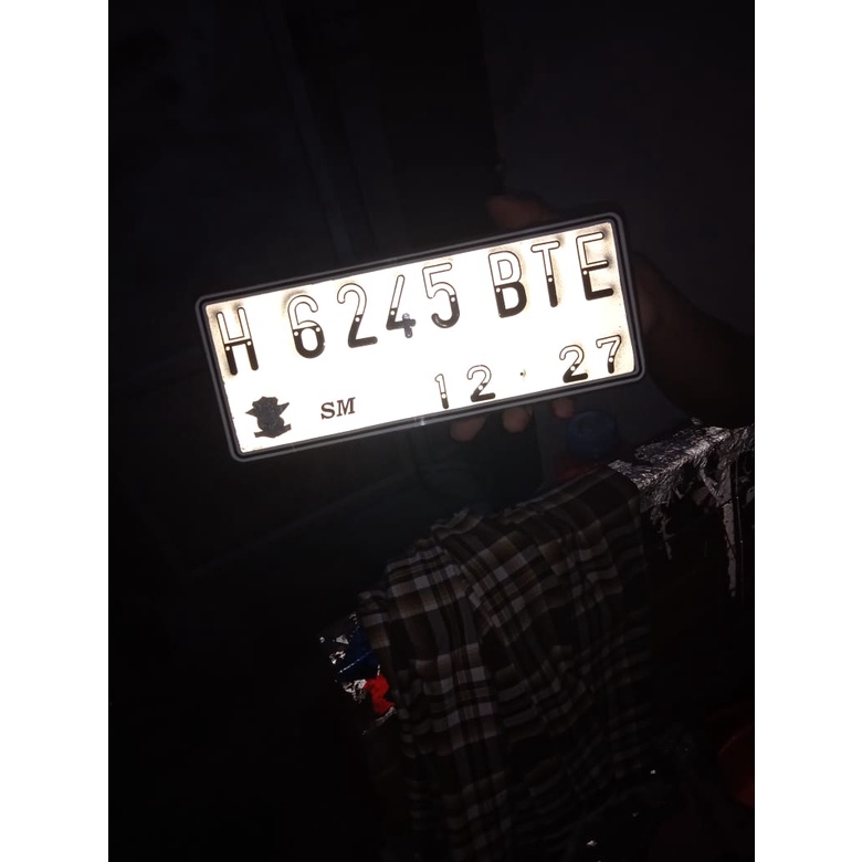 PLAT NOMER PUTIH NEW/PLAT PUTIH NYALA/PLAT JAMAN NOW