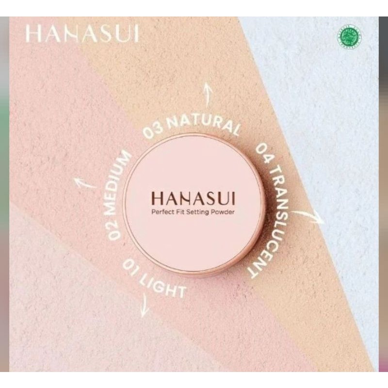 Hanasui perfect Fit setting powder / hanasui loose powder /  hanasui bedak tabur