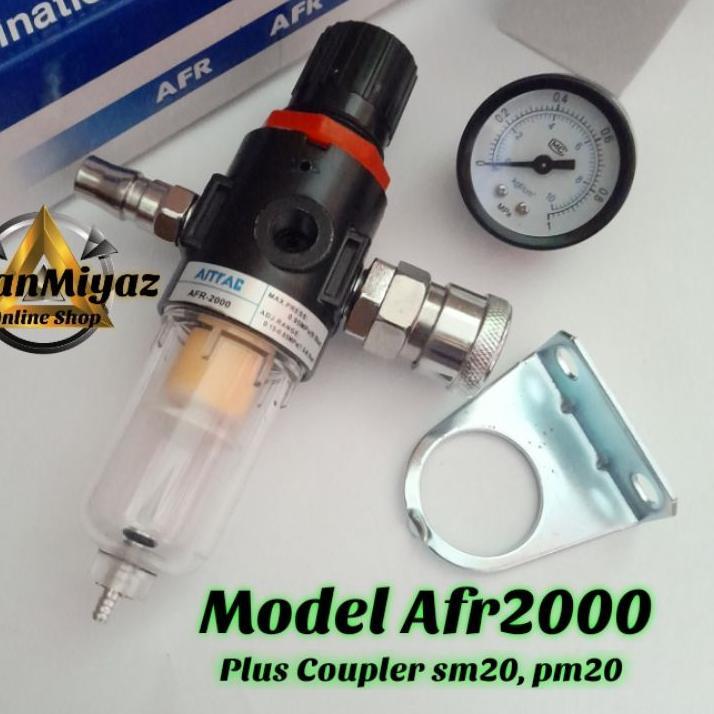 ΥPROMO SALE Air Filter Regulator atau Saringan Kompresor Ar2000 Afr2000 Afc2000 Plus Coupler Sm Dan 