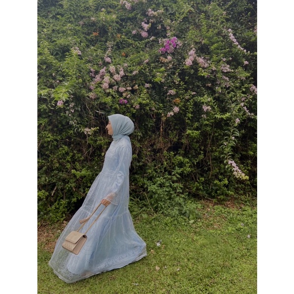 Dress Pesta Baby Blue by Lupeeta