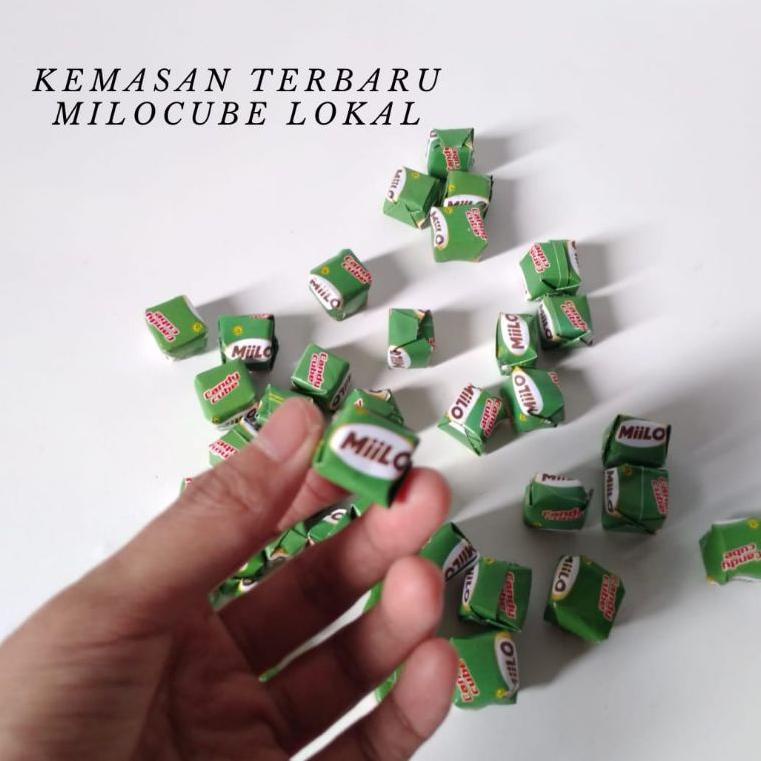 

[J-H3H-»] milo cube isi 100 milo cube lokal permen milo lokal_paling laris