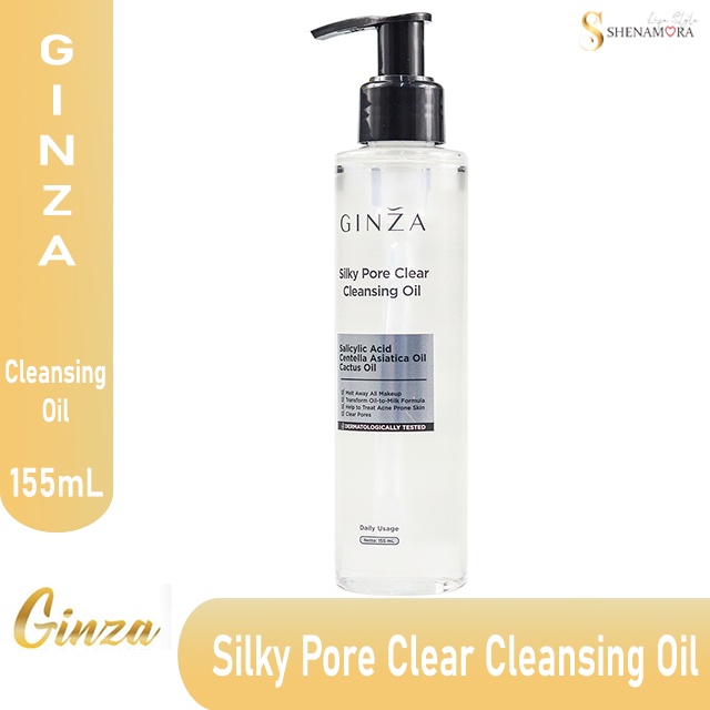 Ginza Cleansing Oil Silky Pore Clear 155ml | SILVER