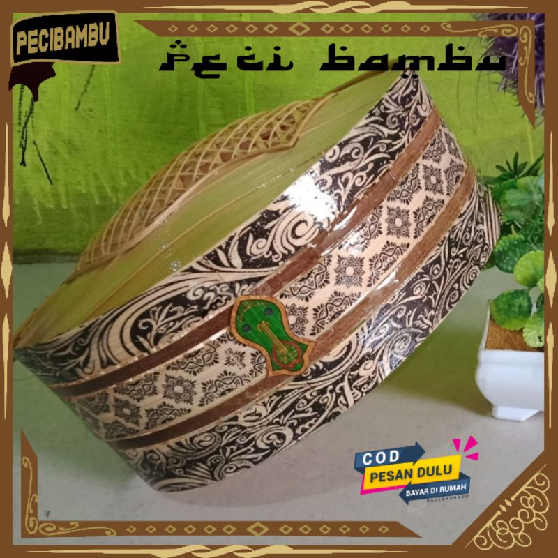 PECI BAMBU MODEL BARU Peci Antik Peci Bambu - Songkok Bambu - Kopiah Bambu - Peci Unik - Peci Anyama
