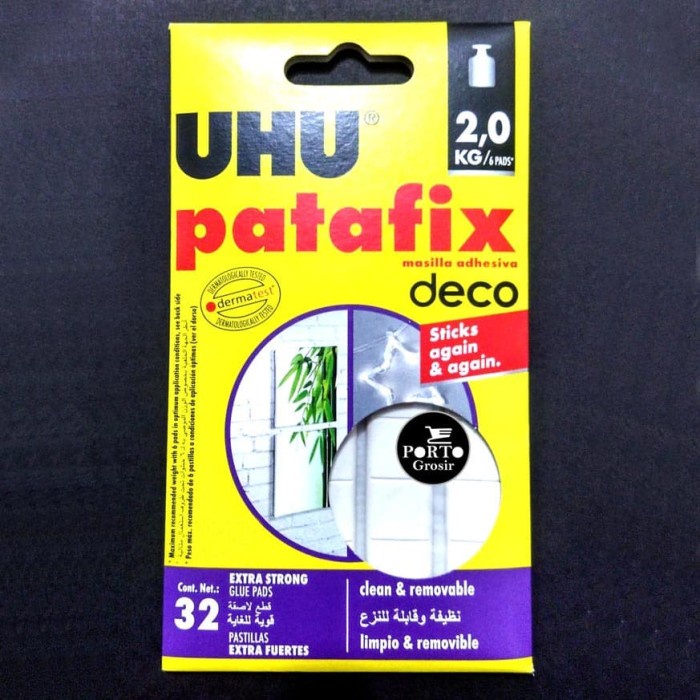 

✨NEW✨ - UHU PATAFIX 32 / White Tack It / glue pads / lem DECO