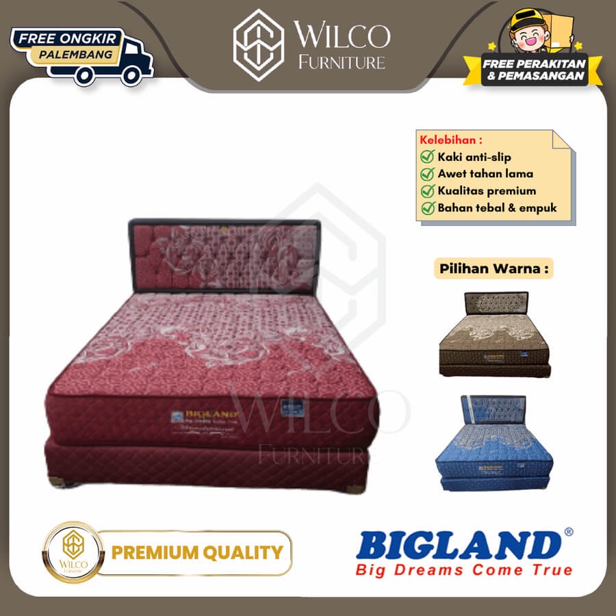 Kasur Springbed Bigland Wonderland Standard / Matras Bigland W Std - Matras Aja, 100x200