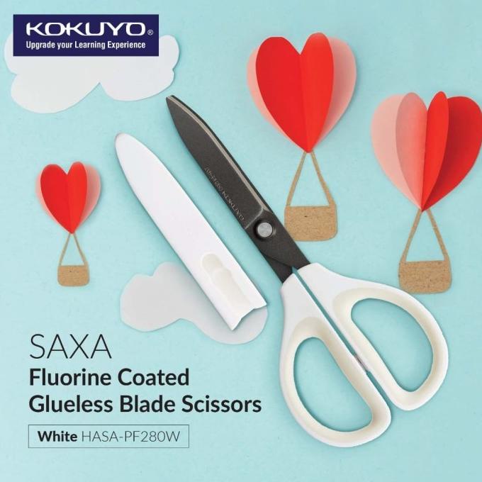 

Kokuyo Scissor Fluorine Coated Glueless Blade . (Teflon) HAZA-PF280