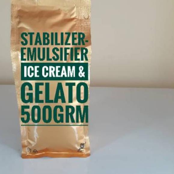 

[CODE DB16] Stabilizer-Emulsifier Ice Cream & Gelato [GOLD] - 500grm ☼