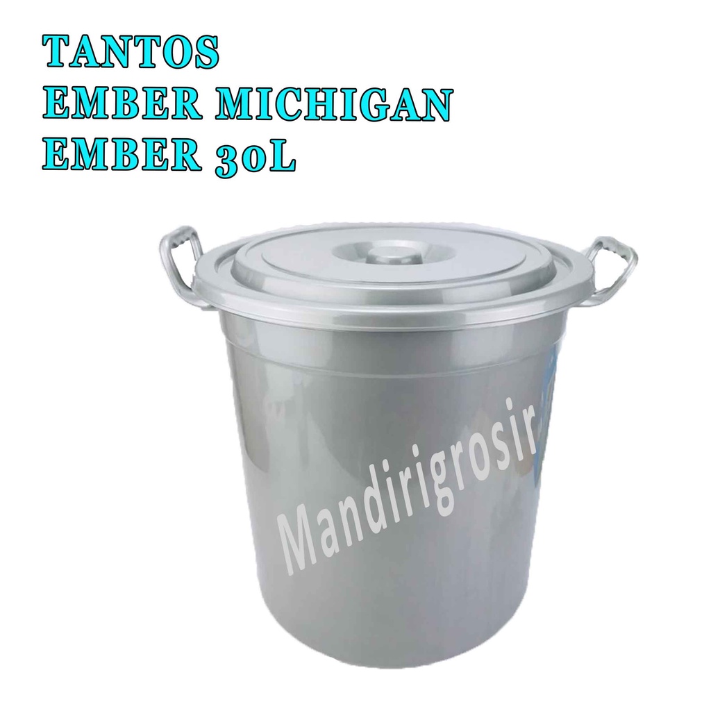 Ember Michigan * Tantos * Ember+Tutup Plastik * Ember Serbaguna 30 Liter