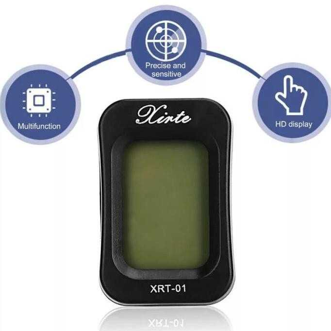 Kirte Tuner Gitar Digital Chromatic LCD Display - XRT-01 ( Mughnii )