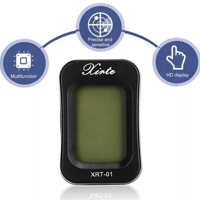 Kirte Tuner Gitar Digital Chromatic LCD Display - XRT-01 ( Mughnii )