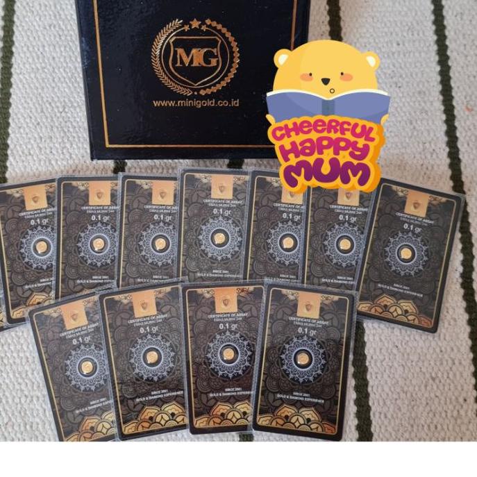 ~~► MiniGold Mini Gold Kado Emas 0.1 gram 0.1gram 0,1 gram 0.1g 01