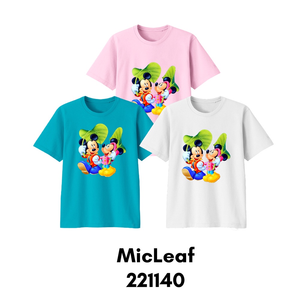 Kaos Edisi Kartun Mickey Couple Series Ready Size Bayi Sampai Dewasa Bigsize Bahan Katun Combed 30s Premium