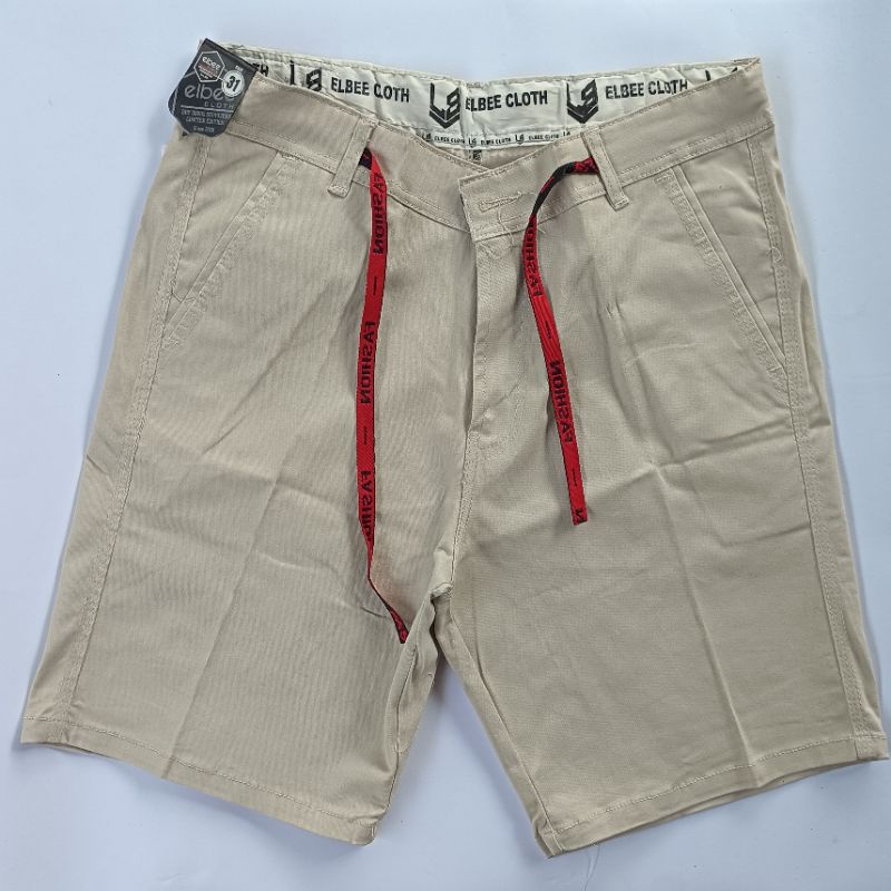 Celana Pendek Chinos Di atas Lutut/Celana Brodshort Bahan Melar Premium/Celana Pendek Chino Trendy Brodshort Terhits