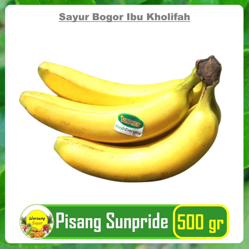 

Pisang Sunpride 500Gram Fresh Toko Buah Impor Segar Freshmart Bogor