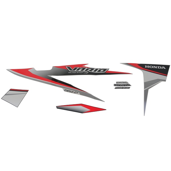 Sticker Body Set Kanan Putih SPS Honda Vario 110 eSP 871X0K46NB0ZCR