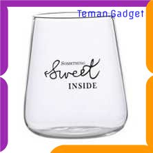 TG - DPR OLOEY Gelas Cangkir Kopi Glass Coffee Mug Sweet Inside 450ml - 0081