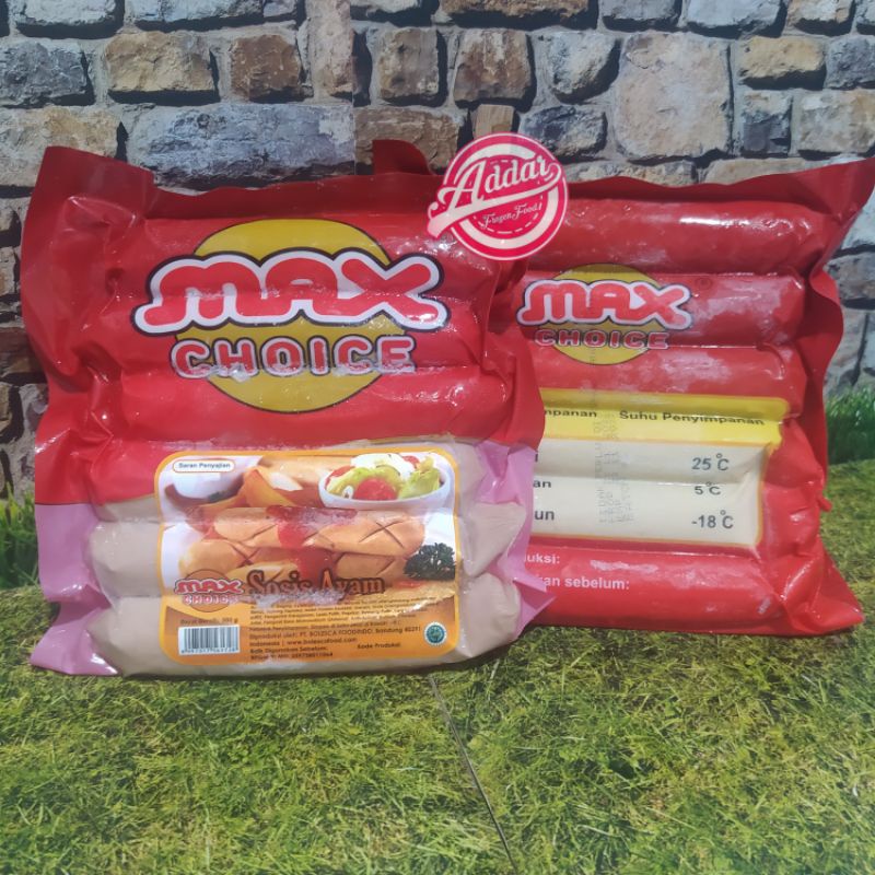 

Max Choice Sosis Ayam Jumbo 500gr isi 6