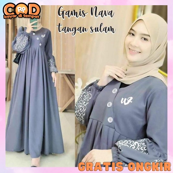 Dres Cewek Sari Size S M L Lx Xxl Xxxl Dreas Games Ibu2 Idulfitri Pakean Pesta Kondangan Gamis Gmis 