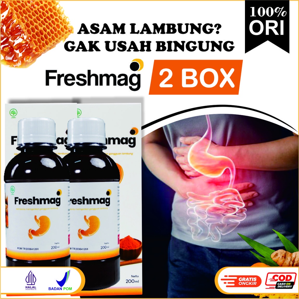 

FRESHMAG ORIGINAL ASLI SEMBUHKAN MAG GERD DAN MASALAH PENCERNAAN HALAL BPOM