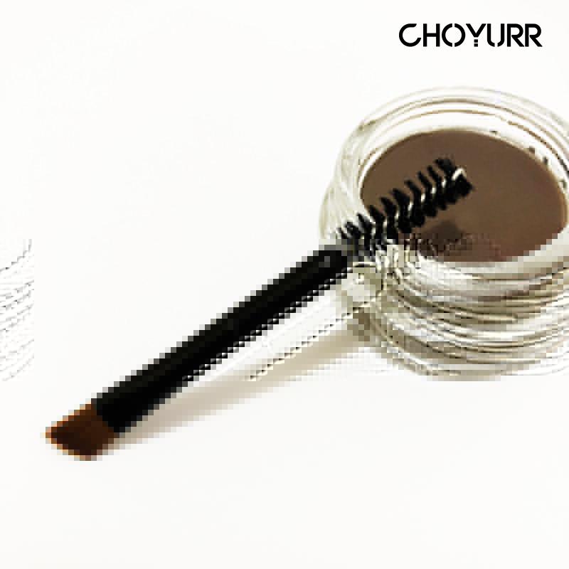 【COD】 2In1 Kuas Rias Make Up Brush Eyeshadow Eyebrow Bahan Lembut Makeup Beauty Eyebrow Brush Serbaguna Miring Garis Kepala Sikat Bulu Mata Keriting Alis Sapuan Spiral Grafting Alat Kecantikan Sikat Alis-CH