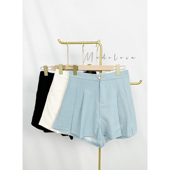 MDLV ~ 5588# Cinderia Wide Leg Shorts Celana Pendek Import