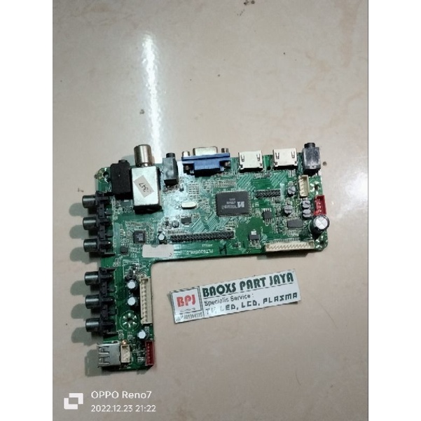 MB - MAINBOARD - MESIN TV LED POLYTRON PLD 43TV865 - PLD43TV865