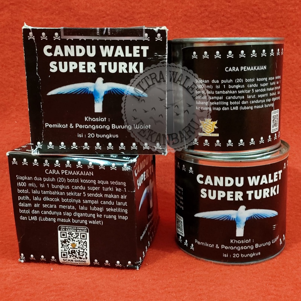 CANDU WALET CAP SUPER TURKI 1 KALENG ISI 20PCS (GRATIS ONGKIR &amp; FLASHDISK ST SI SP)