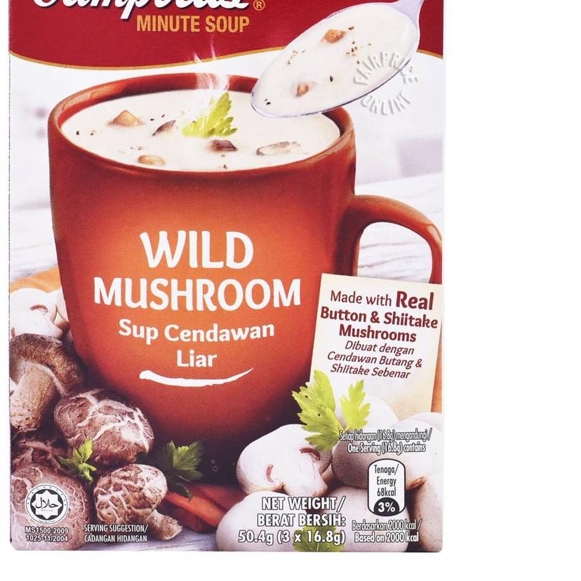 

11.11✔️Campbells Instant Soup - Cheese/ Chicken/ Corn/Mushroom|KD1