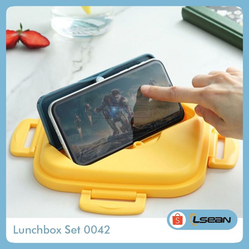 KOTAK NASI FREE SENDOK | BENTO LUNCH BOX SET