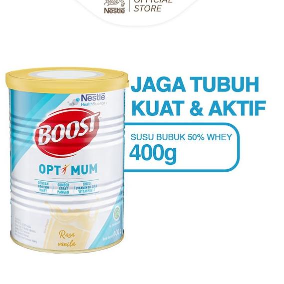 

[KODE PRODUK IH8BK8670] NESTLE BOOST Optimum Susu Nutrisi Vanila Dewasa dan Lansia Kaleng 400g