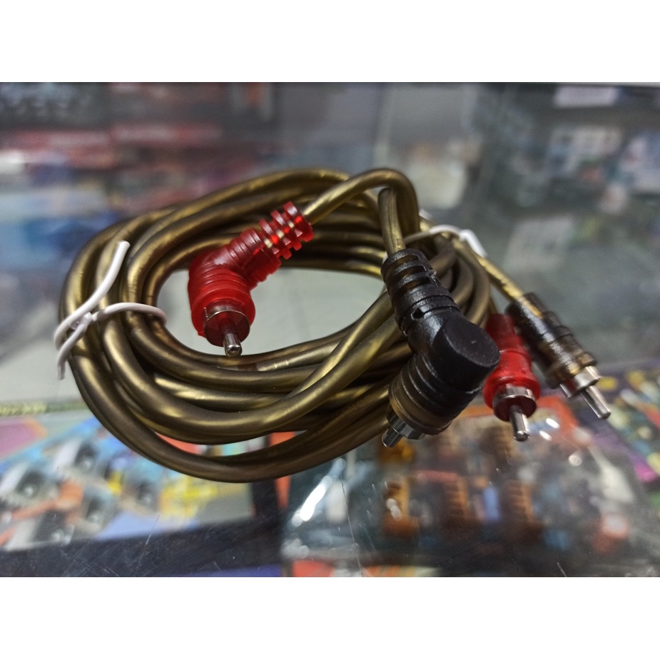 KABEL RCA AUDIO MOBIL 2 METER BERKUALITAS ACOUSTIC