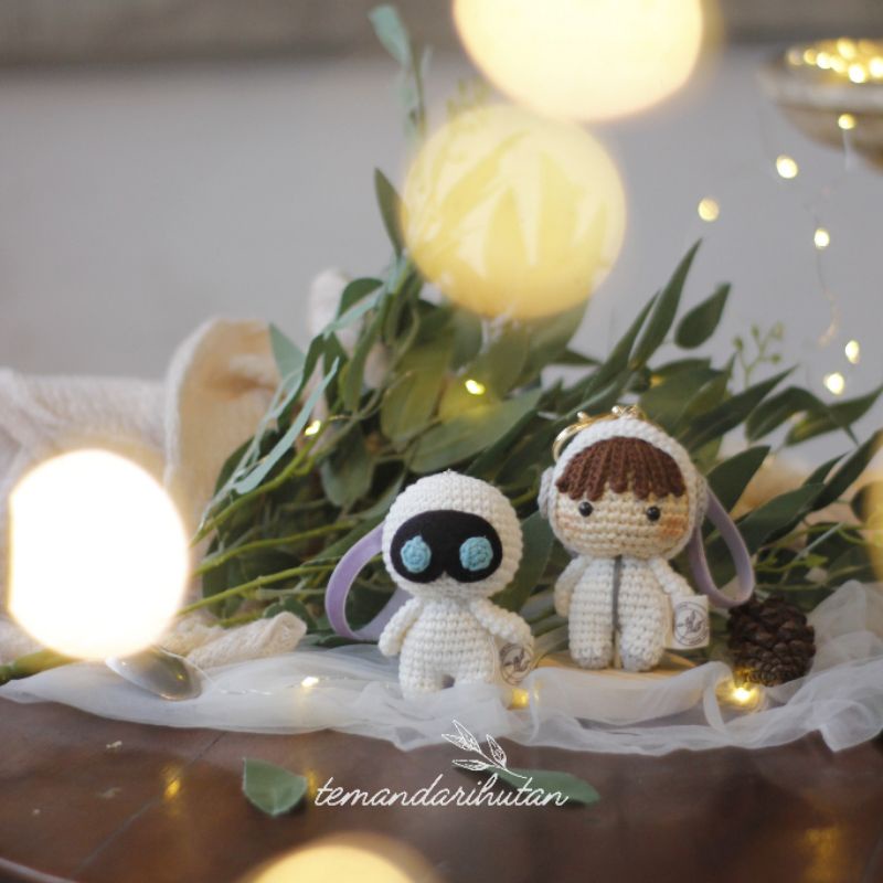 BTS Agust D Daechwita MV Chibi | JK Left Right MV | Jin Astronaut Amigurumi | Wootteo Keychain Rajut