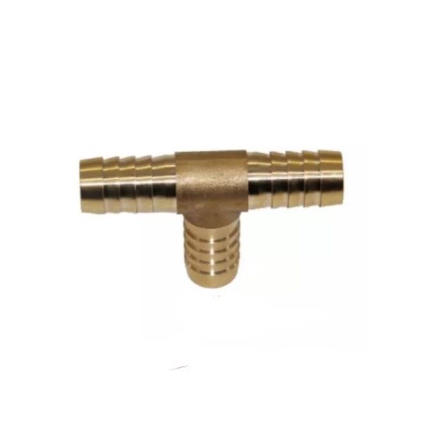 Nepel Selang Tee / Hose nipple Tee 5/16" Kuningan