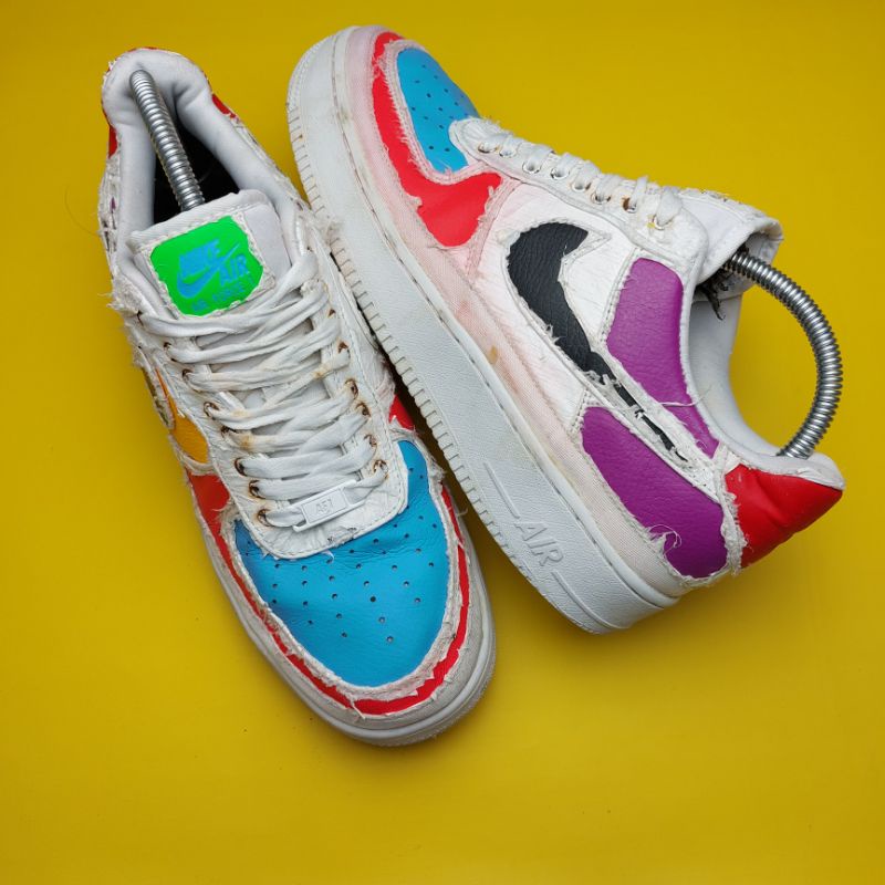 Nike AF1 removalble swoosh & Tears away
