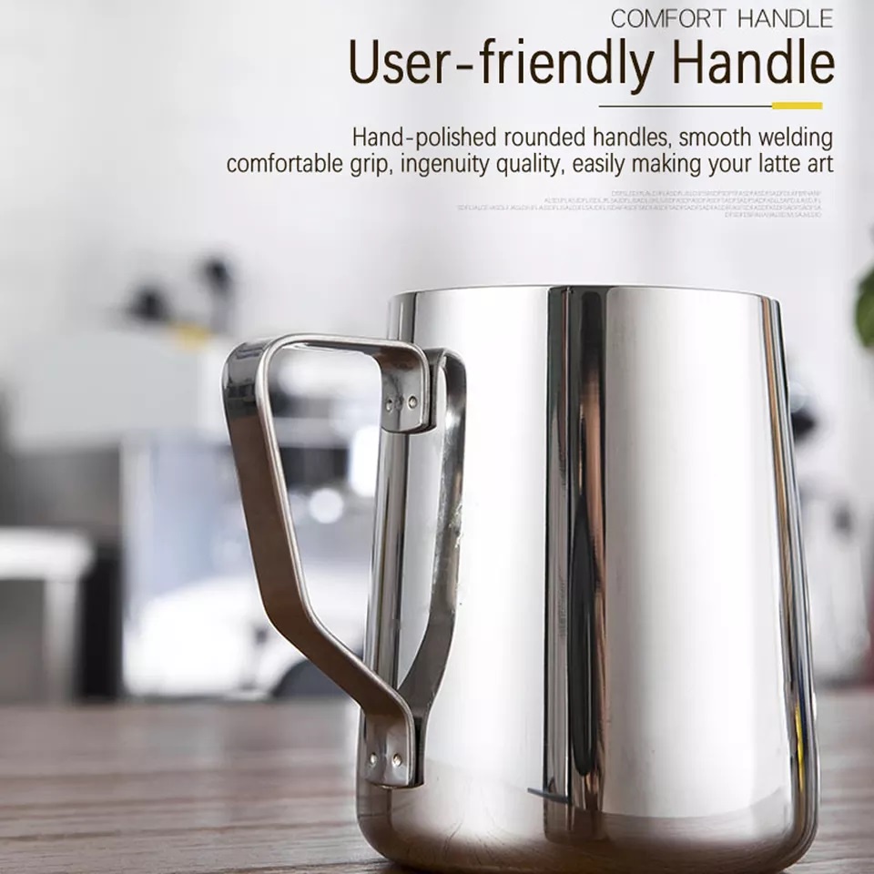 Milk Jug SUS304 Cappucino Latte Art Jug Stainless