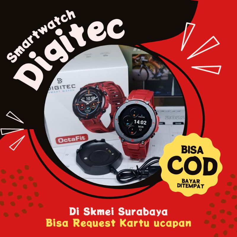 SMARTWATCH DIGITEC OCTAFIT BISA TELEPON