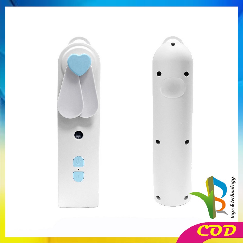 RB-K64 Kipas Angin Nano Spray USB Portable Kipas Angin 2 in 1 dengan Humidifier Pocket Fan USB Rechargeable