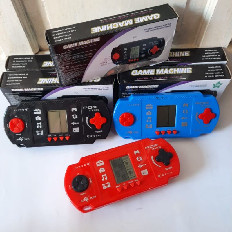 ST 2587 - MAINAN GAME WATCH - TETRIS - GEMBOT - BRICK GAME - GAME STAR ST2587 FREE BATERAI 