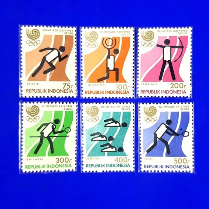 

✨NEW✨ - Perangko/Prangko INDONESIA. OLIMPIADE XXIV SEOUL 1988