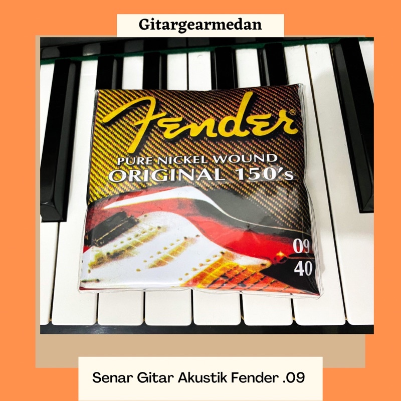 TALI SENAR GITAR AKUSTIK FENDER .009