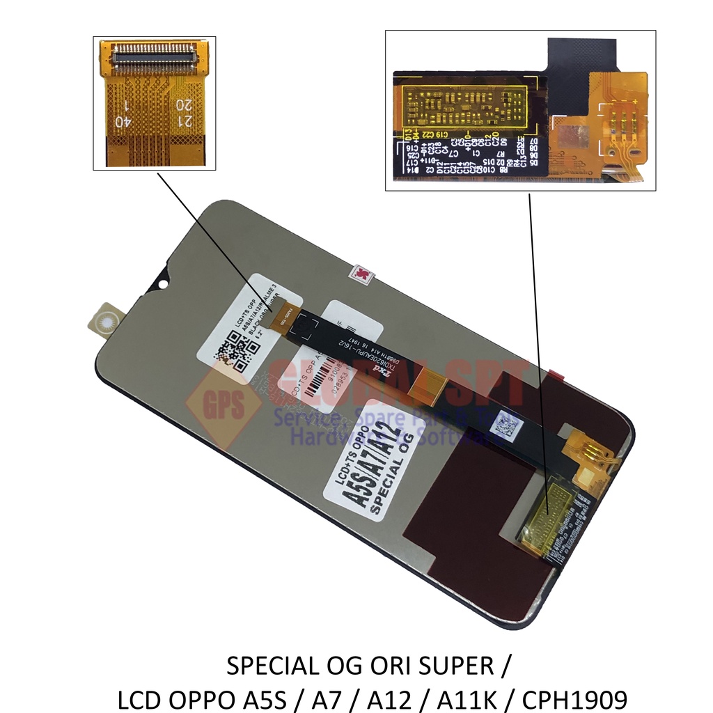 SPECIAL OG ORI SUPER / LCD TOUCHSCREEN OPPO A5S / A7 / A12 / A11K / CPH1909