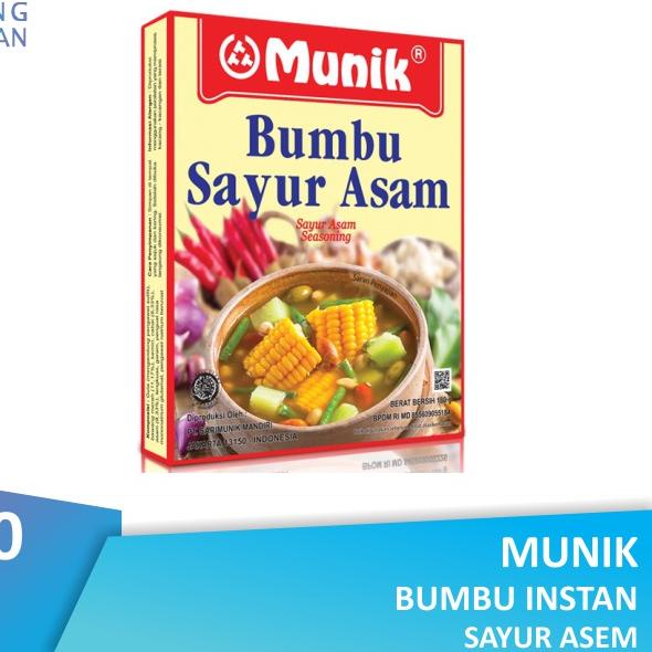 

Kirim LANGSUNG Munik Bumbu Sayur Asem 180gr,