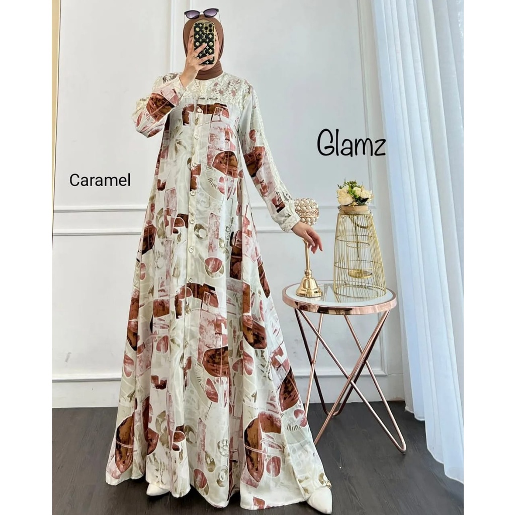 Original GLAMZ Dress Aisyah / Fashion Muslim Gamis