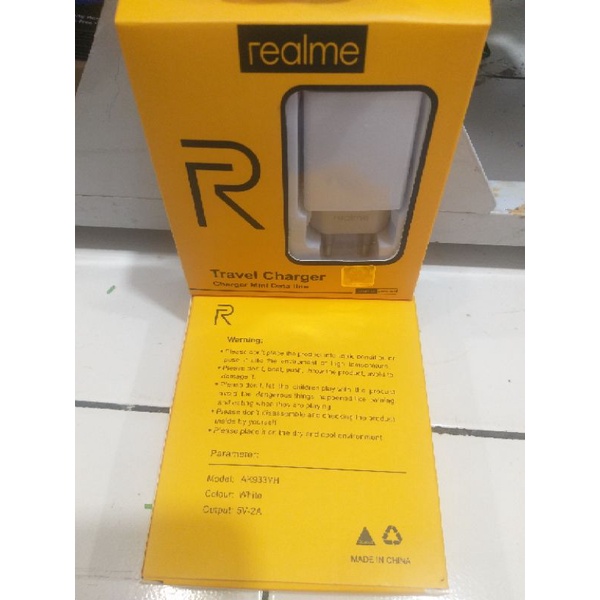 Charger Original Realme R Travel Charger Mini Data Line Original Genuine Model TM-21 TB