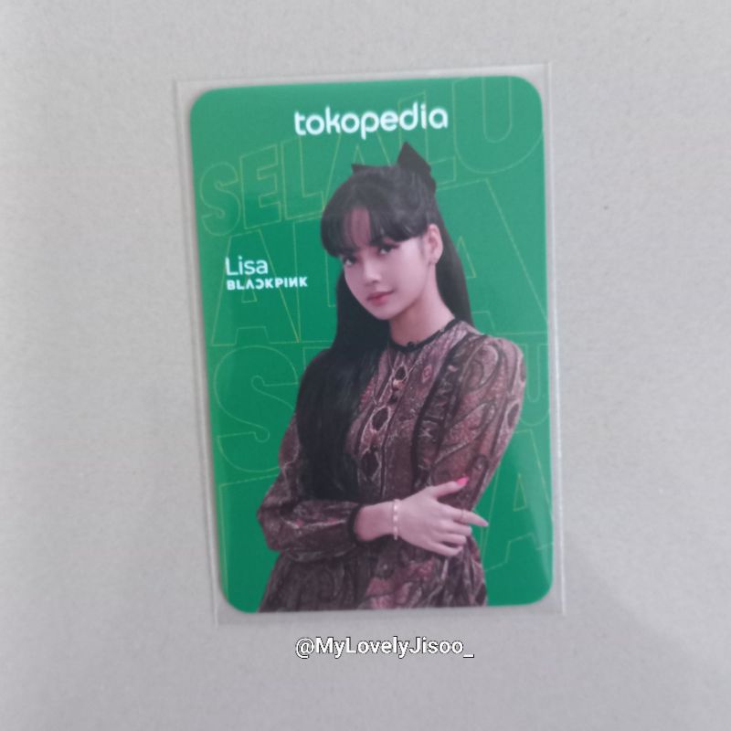 PHOTOCARD LISA BLACKPINK X EVENT TOKO IJO OFFICIAL
